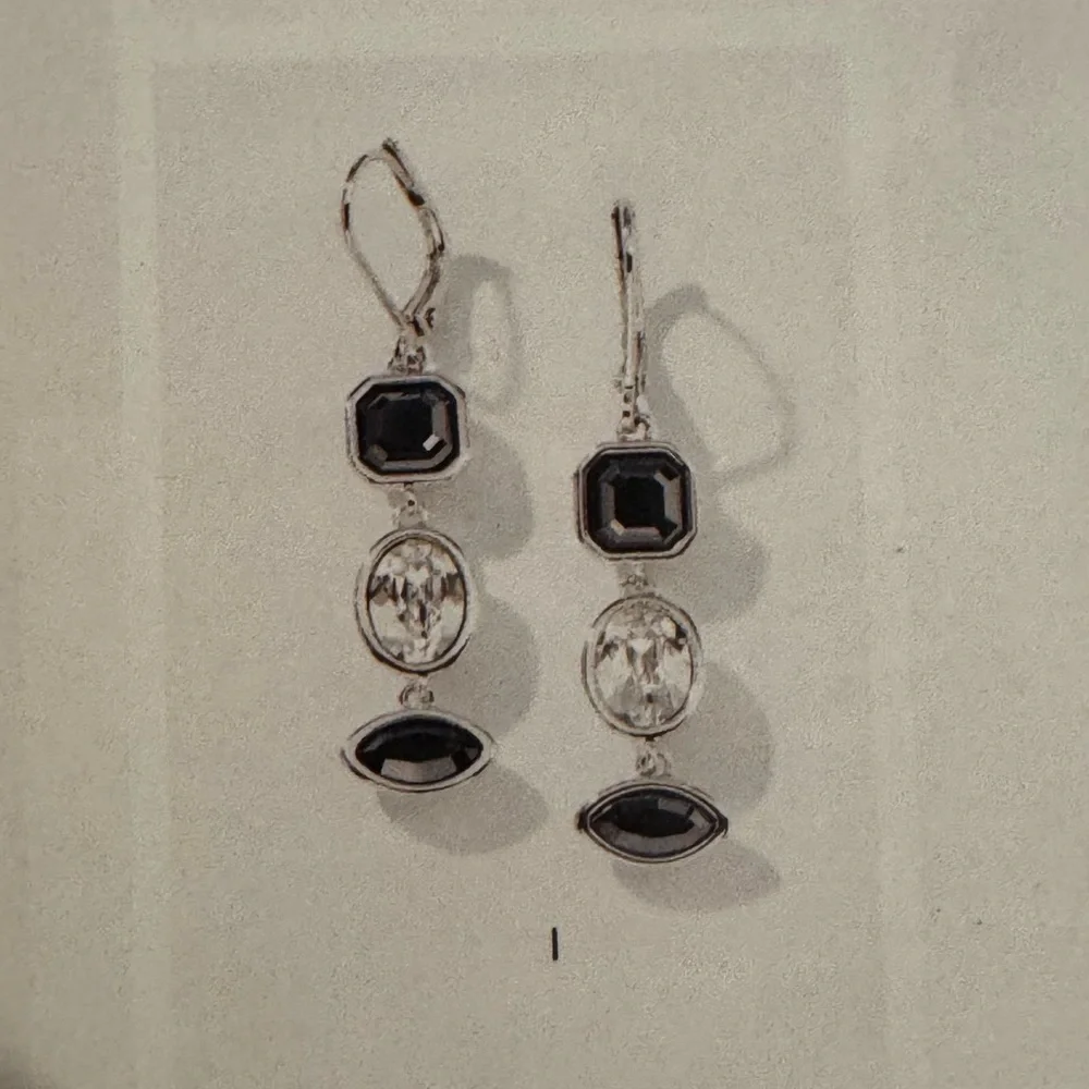 Touchstone Crystal By Swarovski - Vanta Earrings - Picture 2 of 3